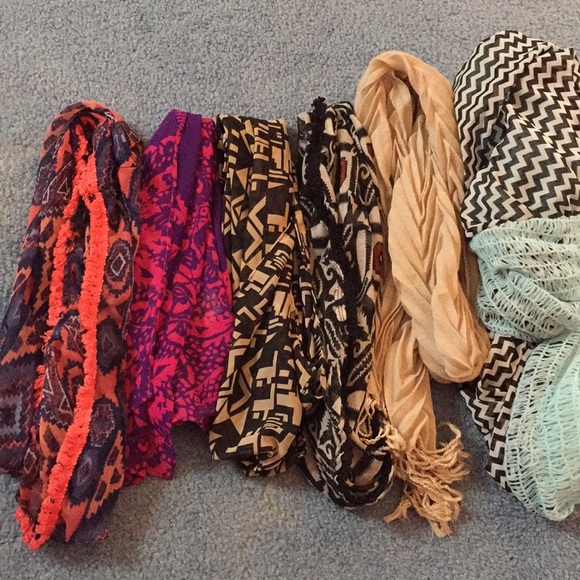 Spring Scarf Set of 6 - Picture 1 of 7